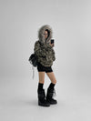 Yuno Camo Fur Hooded Nuvim Wellon Jumper (2oz)