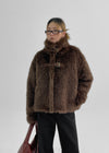 Kimelly Nubeam Buckle Fur Jacket 2 oz