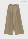 Showcan One-Tuck Wide Slacks