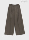 Showcan One-Tuck Wide Slacks