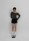 Robyneng Banding Knit Shorts