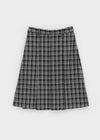 Ouke Pleats Wrap Midi Skirt