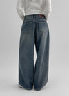 Pantalons en denim larges Litthea