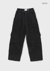 Pannen Pintuck Washing Balloon Wide Cargo Pants