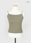 Lace-Trimmed Sleeveless Top