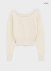 Storms Button Boat Neck Knit