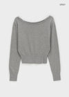 Storms Button Boat Neck Knit