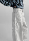 Pantalons larges en coton Kentec Rivet Carpenter