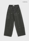 Kentec Rivet Carpenter Wide Cotton Pants