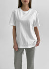 Poston Basic Loose Fit Short Sleeve T-shirt