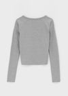 [B-BASIC] Standard Nagrang U-Neck Long Sleeve T-Shirt (2SIZE)