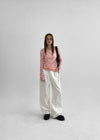 Pantalons larges en coton Dates