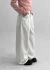 Dates Wide Cotton Pants