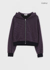 Sudadera con capucha y cremallera Tsuaki Stripe