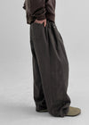 Tagen Folding Wide Cotton Pants