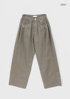 Tagen Folding Wide Cotton Pants