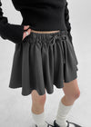 Tellison Flare Mini Skirt Pants