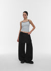 [B-BASIC] Airsweat Wide Two-Way Banding Pants (2SIZE)