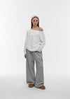 [B-BASIC] Airsweat Wide Two-Way Banding Pants (2SIZE)