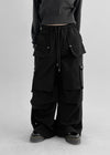 Chet Ball Rivet Cargo Banding Two -way Pants