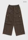 Chet Ball Rivet Cargo Banding Two -way Pants