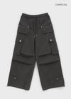 Chet Ball Rivet Cargo Banding Two -way Pants