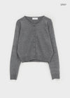 Cardigan en tricot rond mitaines