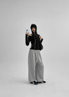 Train Banding Wide Jogger Pants