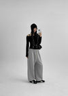 Train Banding Wide Jogger Pants