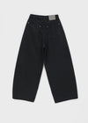 Pcom Pintuck Wide Cotton Pants