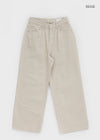 Scalp Wide Cotton Pants