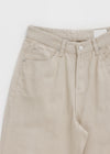 Scalp Wide Cotton Pants