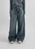 Lexcent Folding Wide Denim Pants