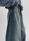 Lexcent Folding Wide Denim Pants