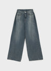 Lexcent Folding Wide Denim Pants