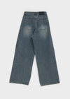 Lexcent Folding Wide Denim Pants