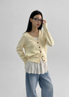 Musto Loose Fit V-neck Knit Cardigan (30% lana)