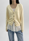 Musto Loose Fit V-neck Knit Cardigan (30% wool)