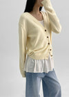 Musto Loose Fit V-neck Knit Cardigan (30% lana)