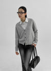 Musto Loose Fit V-neck Knit Cardigan (30% lana)