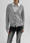 Musto Loose Fit V-neck Knit Cardigan (30% lana)