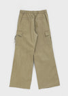 Pantalones Cargo de Pigmento de Banda Trasera Belmont