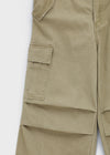 Pantalones Cargo de Pigmento de Banda Trasera Belmont