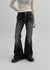 Solua Pocket Incision Boot Cut Denim Pants