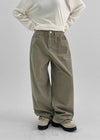 Pantalons larges en coton Rakuit