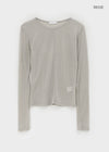 Lavits See-through Long Sleeve T-shirt (Wool 30%)