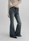 Quần Jean Boot Cut Cắt Rửa Denkey