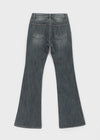 Pantalones de mezclilla de corte boot cut Denkey Washing Incision