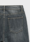 Pantalons en denim boot cut Denkey Washing Incision