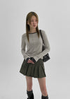 Lavits See-through Long Sleeve T-shirt (Wool 30%)